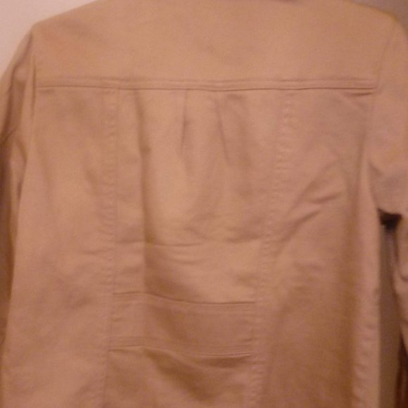 Motto Beige Denim Jacket - Picture 8 of 8